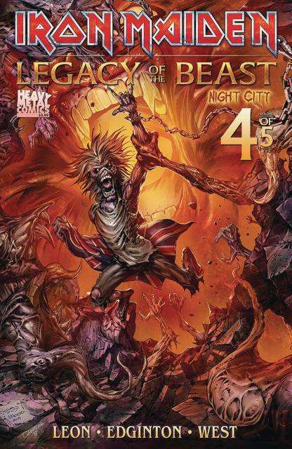 Iron Maiden: Legacy of the Beast - Night City #4 (Cover B)