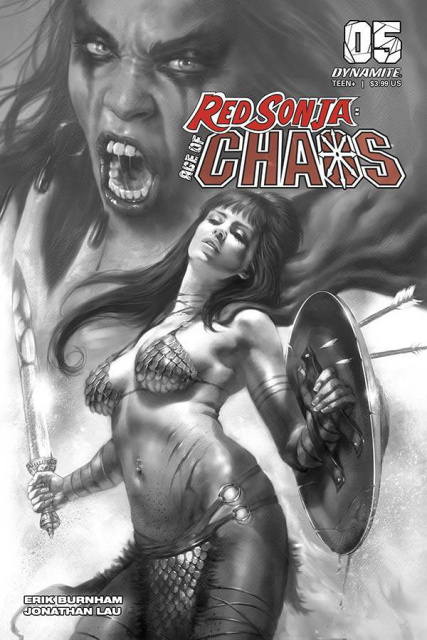 Red Sonja: Age of Chaos #5 (40 Copy Parrillo B&W Cover)