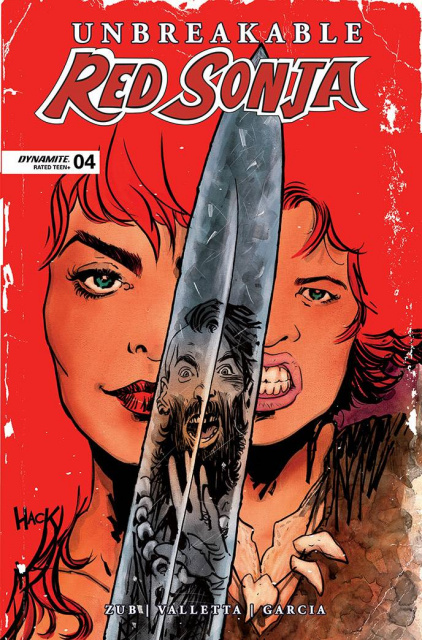 Unbreakable Red Sonja #4 (Hack Cover)