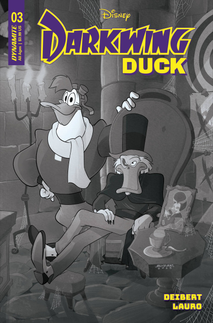 Darkwing Duck #3 (25 Copy Lauro B&W Cover)