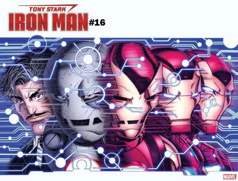 Tony Stark: Iron Man #16 (Bradshaw Immortal Wrap Cover)
