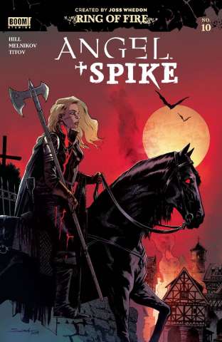 Angel & Spike #10 (Melkinov Cover)