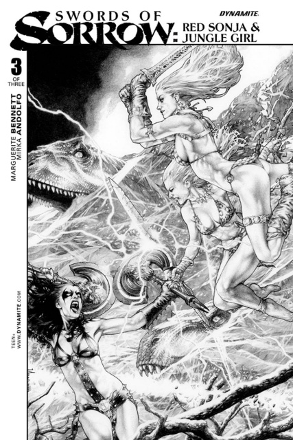 Swords of Sorrow: Red Sonja & Jungle Girl #3 (10 Copy Cover)