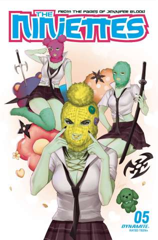 The Ninjettes #5 (Leirix Ultraviolet Cover)