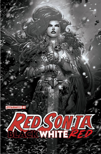 Red Sonja: Black, White, Red #2 (25 Copy Meyers B&W Cover)