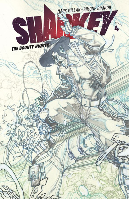 Sharkey, The Bounty Hunter #4 (Sketch Bianchi Cover)