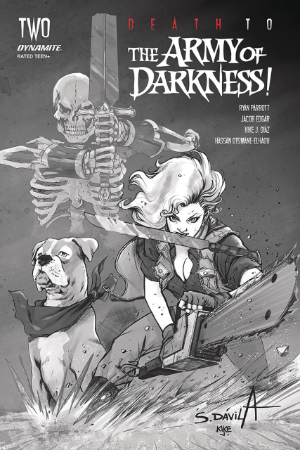 Death to the Army of Darkness #2 (40 Copy Davila B&W Cover)
