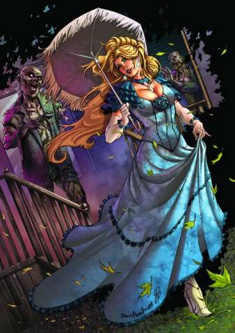 Grimm Fairy Tales: Zombies - Cursed #1 (Qualano Cover)