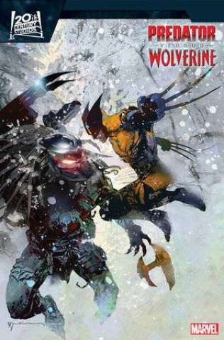 Predator vs. Wolverine #4 (Bill Sienkiewicz Cover)