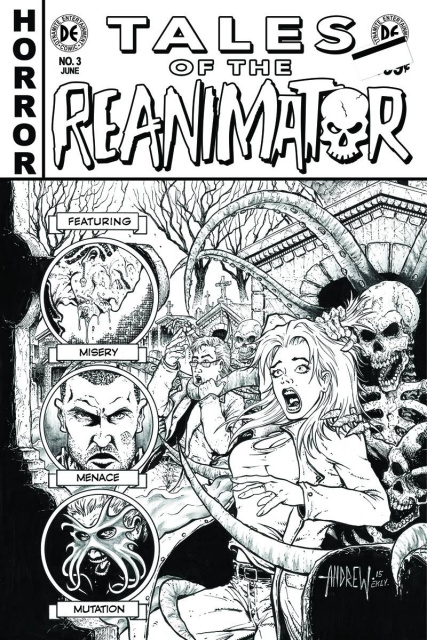 Reanimator #3 (10 Copy Mangum B&W Cover)