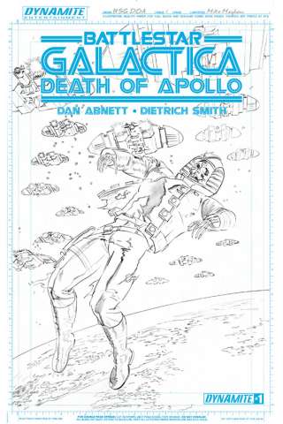 Battlestar Galactica: Death of Apollo #1 (Rare Mayhew Artboard Cover)