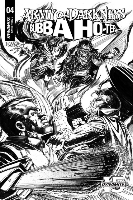 Army of Darkness / Bubba Ho-Tep #4 (30 Copy Mandrake B&W Cover)