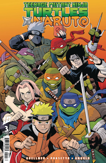 Teenage Mutant Ninja Turtles x Naruto #3 (Young Cover)