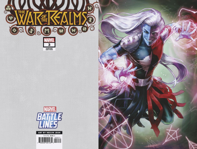 The War of the Realms #3 (Heejin Jeon Marvel Battle Lines Cover)