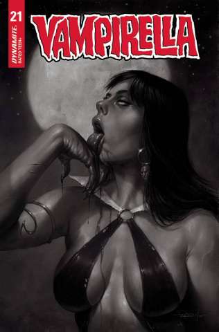 Vampirella #21 (10 Copy Parrillo B&W Cover)