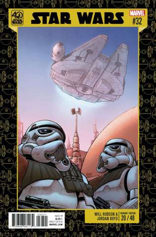 Star Wars #32 (Robson Star Wars 40th Anniversary Cover)