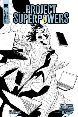 Project Superpowers #6 (20 Copy Segovia B&W Cover)