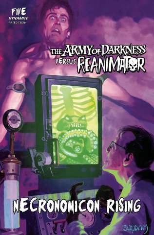The Army of Darkness vs. Reanimator: Necronomicon Rising #5 (Suydam Cover)