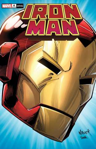Iron Man #4 (Nauck Headshot Cover)