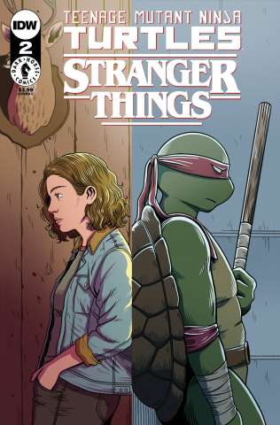 Teenage Mutant Ninja Turtles / Stranger Things #2 (Woodall Cover)