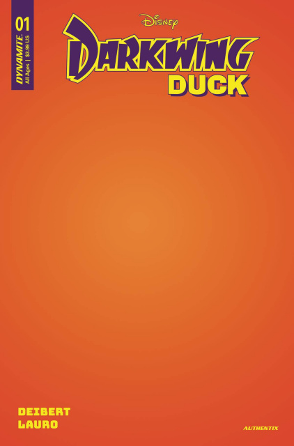 Darkwing Duck #1 (Orange Blank Authentix Cover)