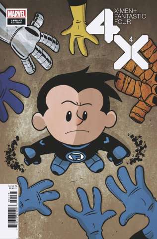 X-Men + Fantastic Four #4 (Eliopoulos Cover)