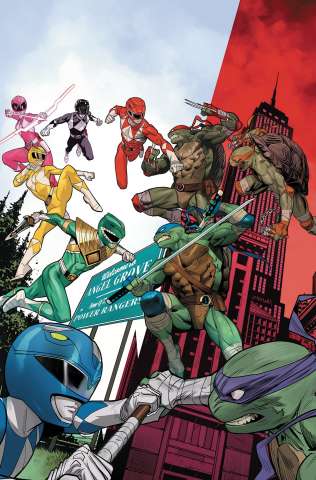 Power Rangers / Teenage Mutant Ninja Turtles #2 (Mora Cover)