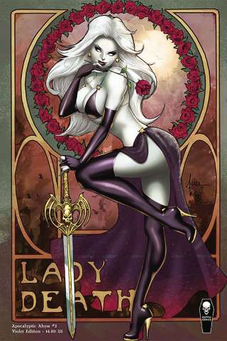 Lady Death: Apocalyptic Abyss #2 (Violet Cover)