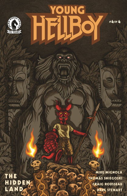 Young Hellboy: The Hidden Land #4 (Carpenter Cover)
