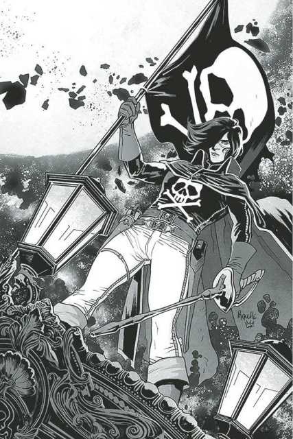 Space Pirate: Captain Harlock #1 (10 Copy Paquette B&W Virgin Cover)
