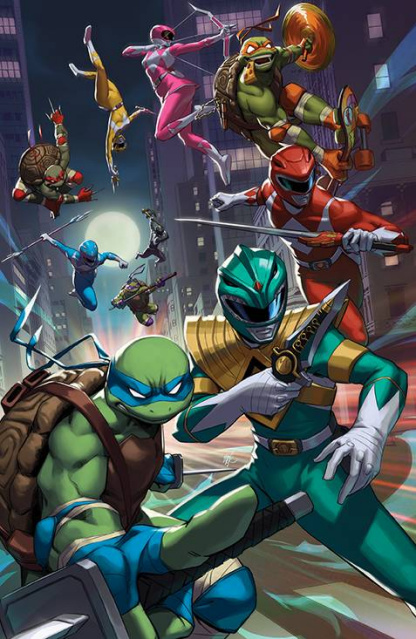 Mighty Morphin Power Rangers / Teenage Mutant Ninja Turtles II #1 (250 Copy Ejikure Cover)