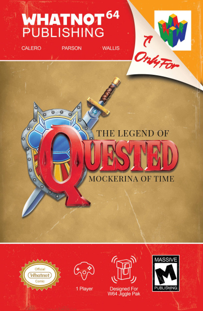 Quested #4 (Richardson Video Game Homage Cover)