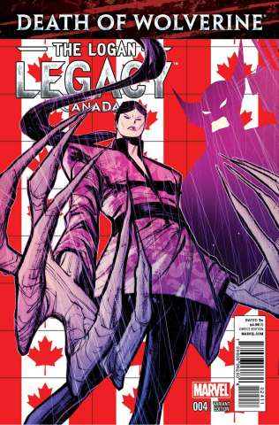 Death of Wolverine: The Logan Legacy #4 (Canada Cover)