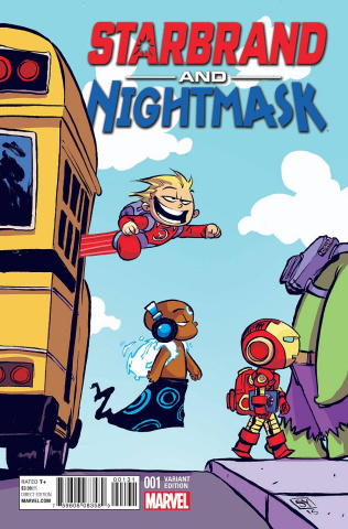 Starbrand and Nightmask #1 (Young Cover)
