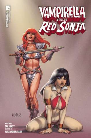 Vampirella vs. Red Sonja #5 (Linsner Cover)