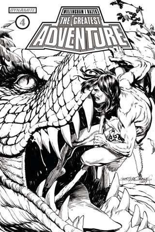 The Greatest Adventure #4 (20 Copy Morales B&W Cover)