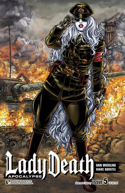 Lady Death: Apocalypse #5 (Alternate History Cover)