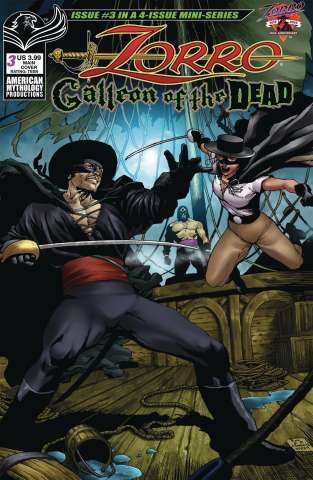 Zorro: Galleon of the Dead #3 (Martinez Cover)