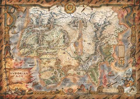 Conan the Barbarian #1 (Wrap Hyborian Age Map Cover)
