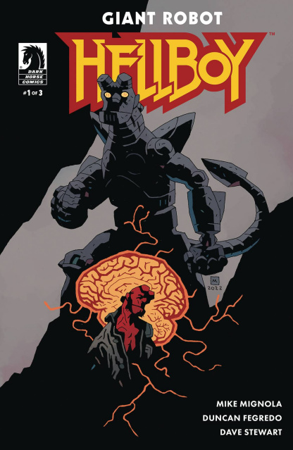 Giant Robot Hellboy #1 (Mignola Cover)