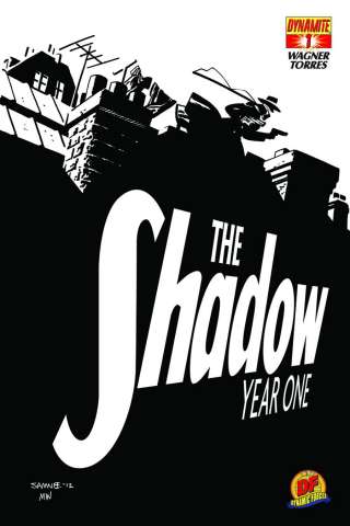 The Shadow: Year One #1 (Black & White Cover)
