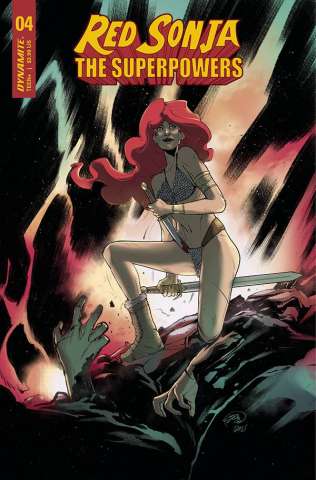 Red Sonja: The Superpowers #4 (Pinna Cover)