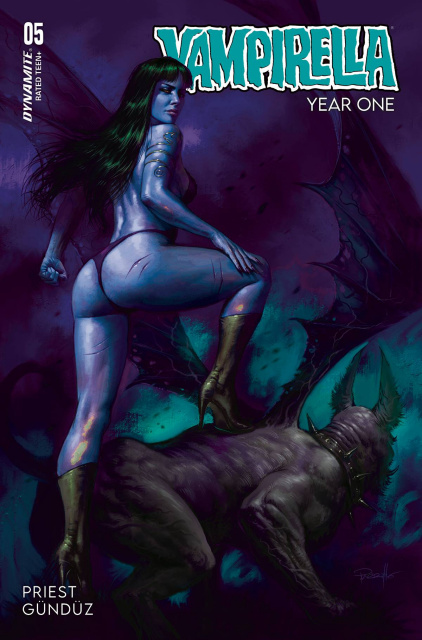 Vampirella: Year One #5 (Parrillo Ultraviolet Cover)