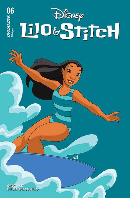 Lilo & Stitch #6 (Rousseau Color Bleed Cover)