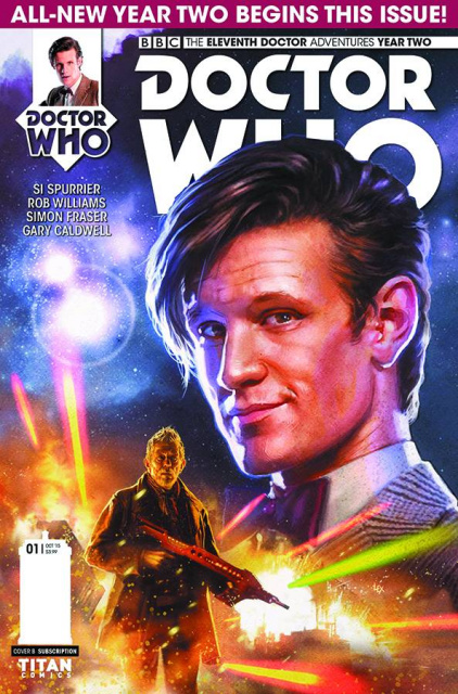 Doctor Who: New Adventures with the Eleventh Doctor, Year Two #1 (Ronald Cover)