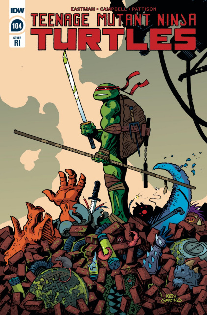Teenage Mutant Ninja Turtles #104 (10 Copy Garing Cover)