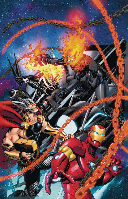 Avengers #8 (McKone Cosmic Ghost Rider Cover)
