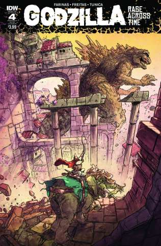 Godzilla: Rage Across Time #4 (Subscription Cover)