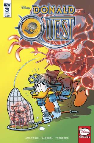 Donald Quest #3 (Subscription Cover)