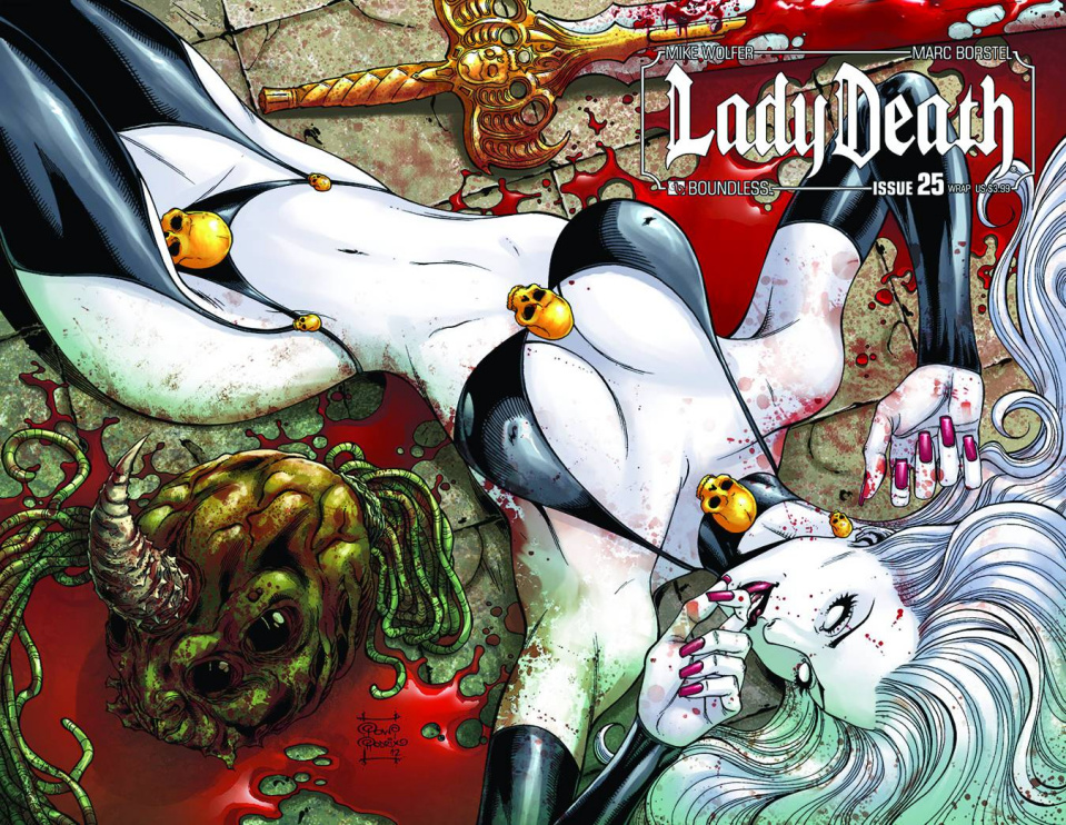 Lady Death #25 (Wrap Cover)